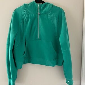 Lululemon Cropped Scuba Half-Zip